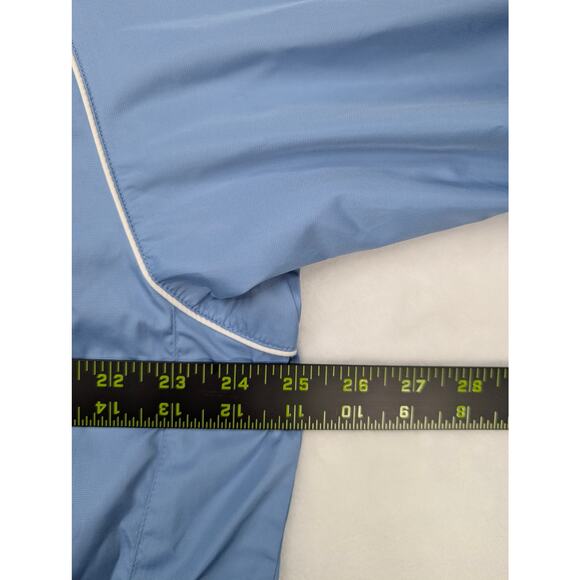 Footjoy Vintage Golf Mens V-Neck Pullover Jacket Large Blue Performance - Picture 5 of 8